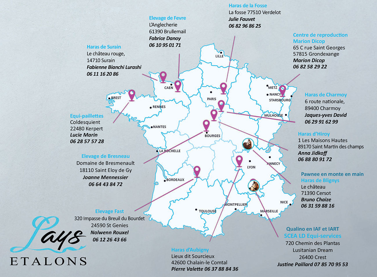 Lays centres partenaires